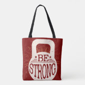 Seien Sie stark Tasche (Rückseite)