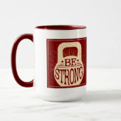 Seien Sie stark Tasse (Links)