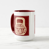 Seien Sie stark Tasse (Vorderseite Links)