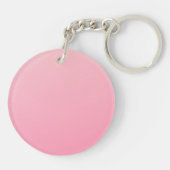 Seien Sie stark und kämpfen Sie gegen rosa Brustkr Schlüsselanhänger (Rückseite)