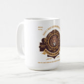Seien Sie stark und mutig Kaffeetasse (Vorderseite Links)