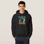 Seien Sie stark und mutig - Llama Hoodie (Vorne ganz)