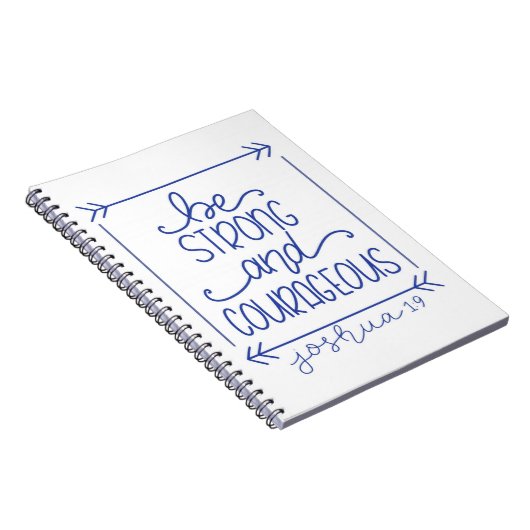 Seien Sie stark und mutig Notebook Notizblock (Rechte Seite)