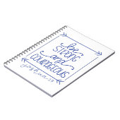 Seien Sie stark und mutig Notebook Notizblock (Linke Seite)