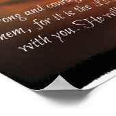 Seien Sie stark und mutig Poster (Ecke)