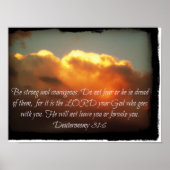 Seien Sie stark und mutig Poster (Vorne)