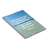 Seien Sie stark und mutig schönes Christliches Geb Notizblock (Rechte Seite)