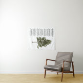 Seien Sie stark wie Baumkunst und Gedicht Wandteppich (Beispiel (Horizontal))