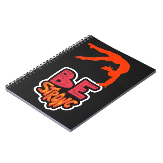 Seien Sie starke Gymnastik Notizblock (Linke Seite)