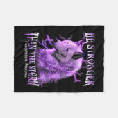 Seien Sie stärker als das Sturmfibromyalgie Fleecedecke (Vorderseite (Horizontal))