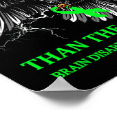 Seien Sie stärker als die gestürmten Gehirnschwäch Poster (Ecke)