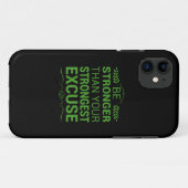 Seien Sie stärker als die stärksten Entschuldigung Case-Mate iPhone Hülle (Rückseite (Horizontal))