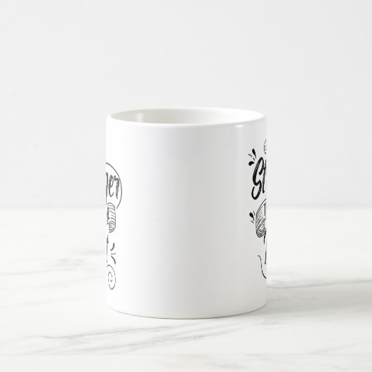 Seien Sie stärker als Ihr bisheriges, inspirierend Kaffeetasse (Mittel)
