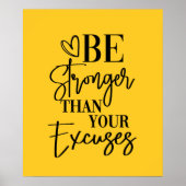 SEIEN SIE STÄRKER ALS IHRE AUSGEGEBENE POSTER (Vorne)