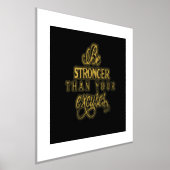 Seien Sie stärker als Ihre Ausreden Foliendrucke (Ablage )