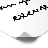 Seien Sie stärker als Ihre Ausreden. Motivierend A Poster (Ecke)