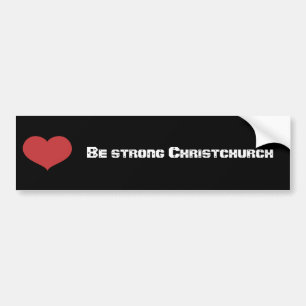 Seien Sie starker Christchurch-Stoßdämpfer Autoaufkleber