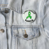 SEIEN SIE STARKER LYME-BORRELIOSE-KRIEGERS-KNOPF BUTTON (Beispiel)