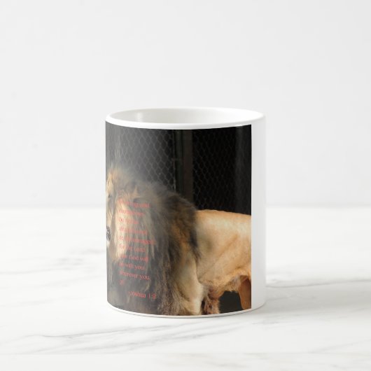 "Seien Sie starkes" Joshua-1:9 Kaffeetasse (Mittel)