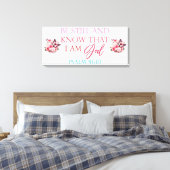 Seien Sie still - Leinwand (Glanz) (Insitu (Schlafzimmer))