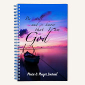 Seien Sie still, Lob und Gebetszeitschrift mit Boo Notizblock (Vorderseite)