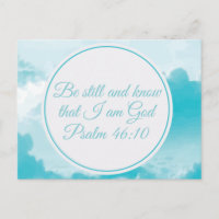 Seien Sie still und kennen Sie das schöne Christli