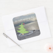 Seien Sie still und kennen Sie die Bibel Verse Got Quadratischer Aufkleber (Umschlag)