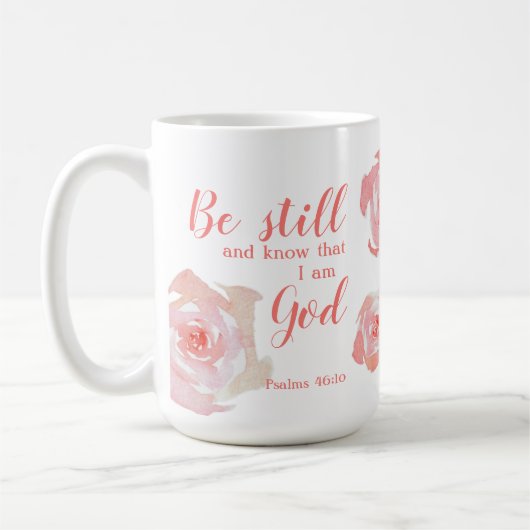 Seien Sie still und kennen Sie die handgemalte Was Kaffeetasse (Links)