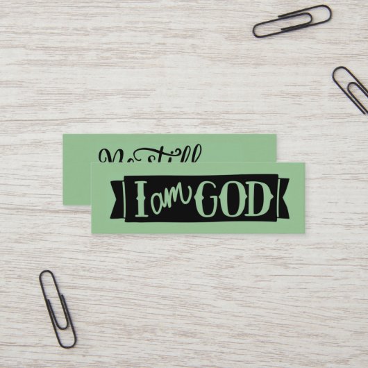 Seien Sie still und kennen Sie Mini-Scripting-Aufr Mini Visitenkarte (Vorderseite/Rückseite Beispiel)