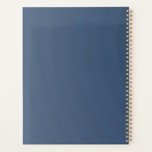 Seien Sie still und kennen Sie Planer (Rückseite)