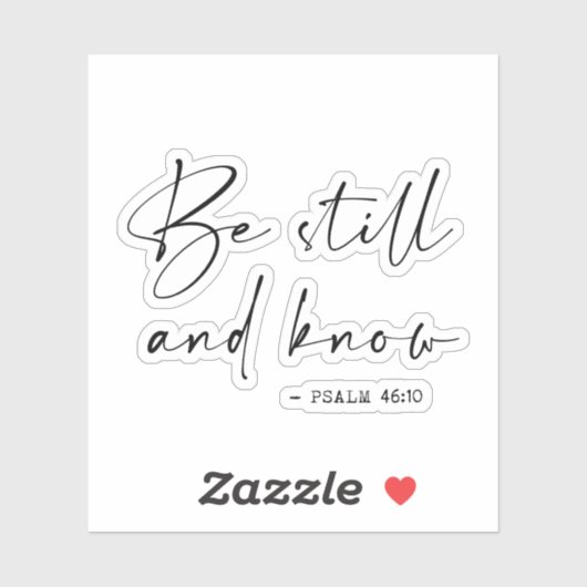 Seien Sie still und wissen Aufkleber (Blatt)