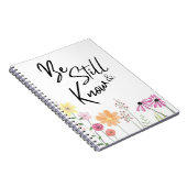 Seien Sie still und wissen - Christliche Notizbüch Notizblock (Rechte Seite)