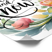 Seien Sie still und wissen - Christliche Wall Art Poster (Ecke)