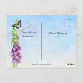 Seien Sie still und wissen, dass ich Gott bin. Psa Postkarte (Rückseite)