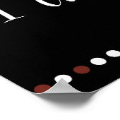 Seien Sie still und wissen, dass ich Gott Plakat P (Ecke)