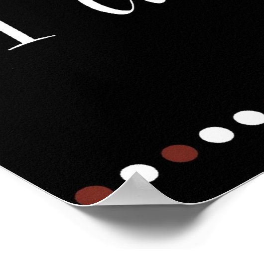 Seien Sie still und wissen, dass ich Gott Plakat P (Ecke)