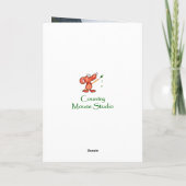 Seien Sie still und wissen, dass ich Gott Psalm 46 Karte (Rückseite)