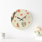 Seien Sie still und wissen ich bin Gott Bible Vers Große Wanduhr (Zuhause)