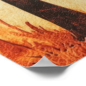 Seien Sie still und wissen ich bin Gott Bible Vers Poster (Ecke)