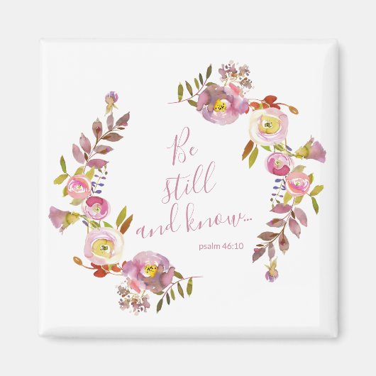 Seien Sie still und wissen Magnet (Vorne)