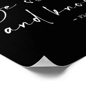 Seien Sie still und wissen Poster (Ecke)