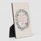 Seien Sie still und wissen - Psalm 46:10 Fotoplatte (Seite)