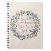 Seien Sie still und wissen - Psalm 46:10 Notizblock (Vorderseite)