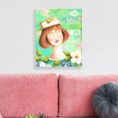 Seien Sie still und wissen Sie Bibel Verse 11x14 C Leinwanddruck (Insitu (Wohnzimmer))