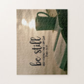 Seien Sie still und wissen Sie, dass ich die Bibel Puzzle (Vertikal)