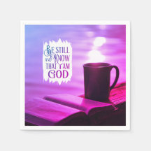 Seien Sie still und wissen Sie, dass ich die Bibel