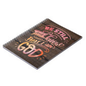 Seien Sie still und wissen Sie, dass ich die Chris Notizblock (Linke Seite)