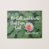 Seien Sie still und wissen Sie, dass ich die Chris Puzzle (Horizontal)