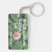 Seien Sie still und wissen Sie, dass ich die Chris Schlüsselanhänger (Rückseite)