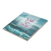 Seien Sie still und wissen Sie, dass ich Gott bin Fliese (Seite)